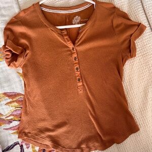 Anthropologie Pilcro women's small short sleeve shirt